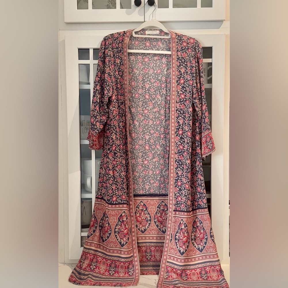 Spell Floral Kimono OS perfect condition (matching dress in another listing)